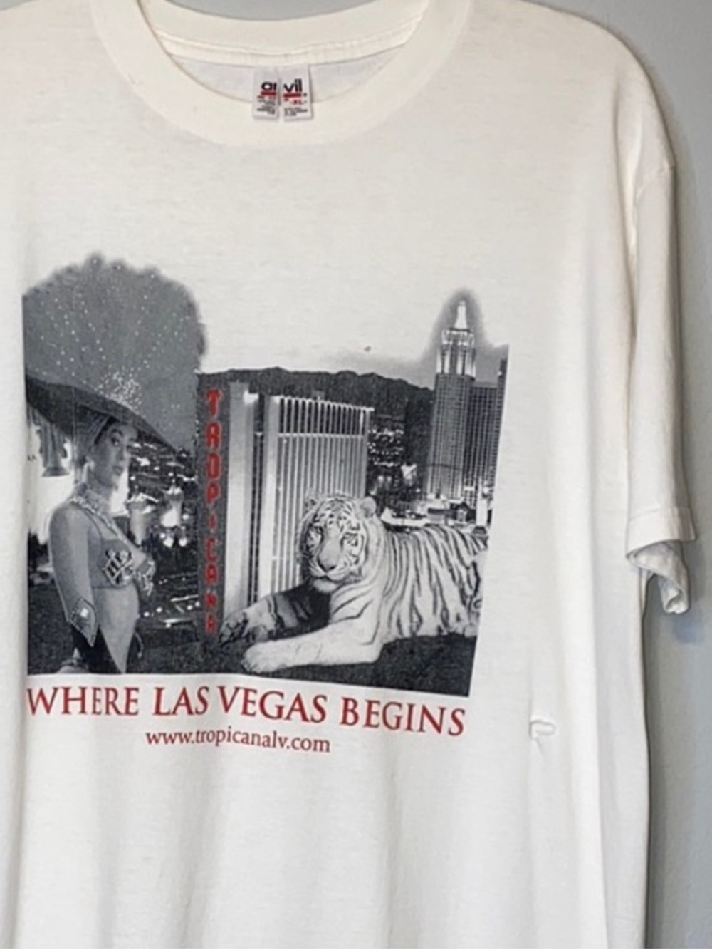90s Las Vegas Tropicana Casino Gambling Shirt XL Vintage